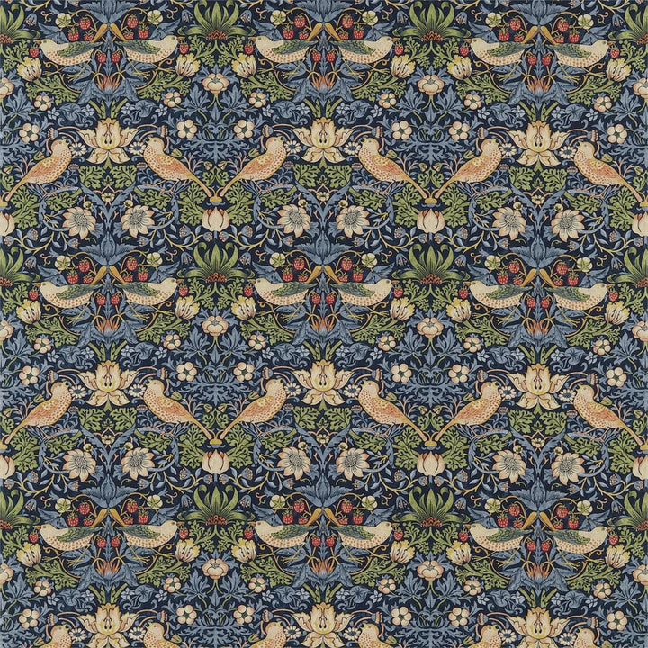 William morris strawberry thief indigo mineral curtains made to measure drapes designer home decor.