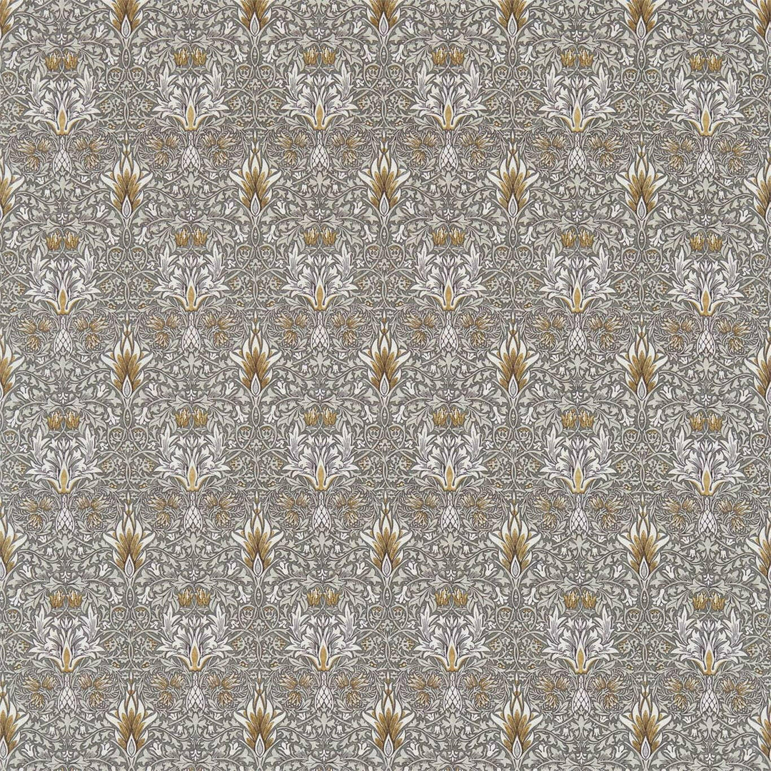 William Morris Snakeshead Pewter / Gold Curtains Made to Measure Drapes Designer Home Decor.