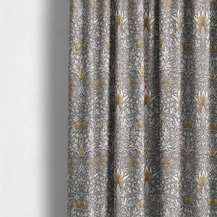 William Morris Snakeshead Pewter / Gold Curtains Made to Measure Drapes Designer Home Decor.