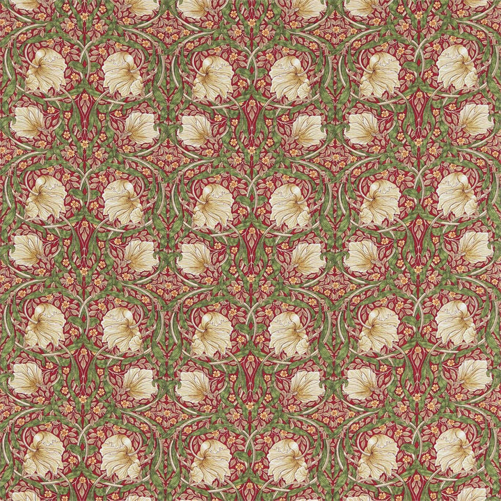 William Morris Pimpernel Red Thyme Curtains Made to Measure Drapes Designer Home Decor.