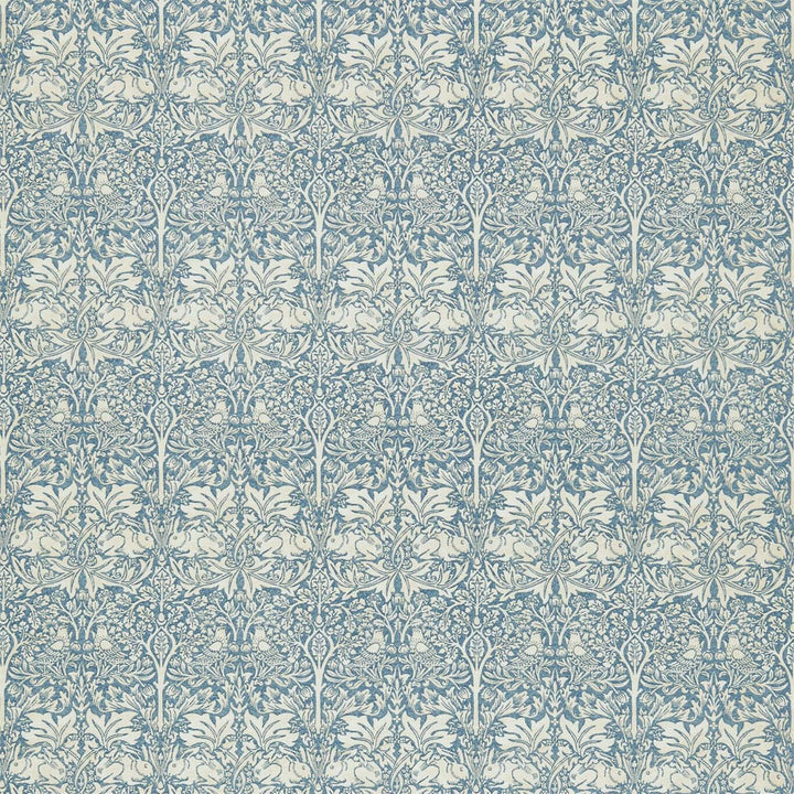 William Morris Brer Rabbit Slate Vellum Curtains Made to Measure Drapes Designer Home Decor.