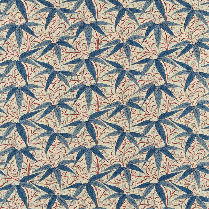 William Morris Bamboo Indigo Woad Curtains Made to Measure Drapes Designer Home Decor.