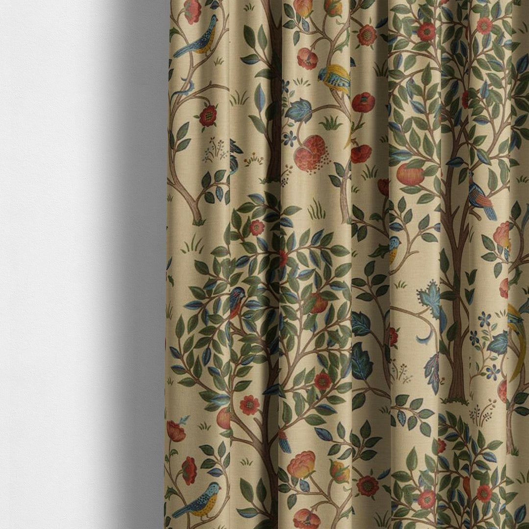 William Morris Kelmscott Tree Forest Gold Curtains Made to Measure Drapes Designer Home Decor.
