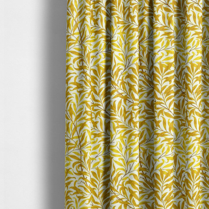 William morris willow bough summer yellow curtains made to measure drapes designer home decor.