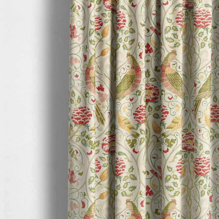 William Morris Seasons by May Linen Curtains Made to Measure Drapes Designer Home Decor.