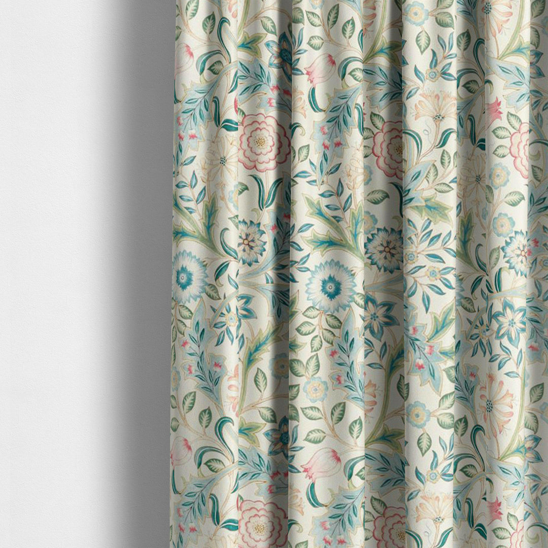 William Morris Wilhelmina Ivory Curtains Made to Measure Drapes Designer Home Decor.