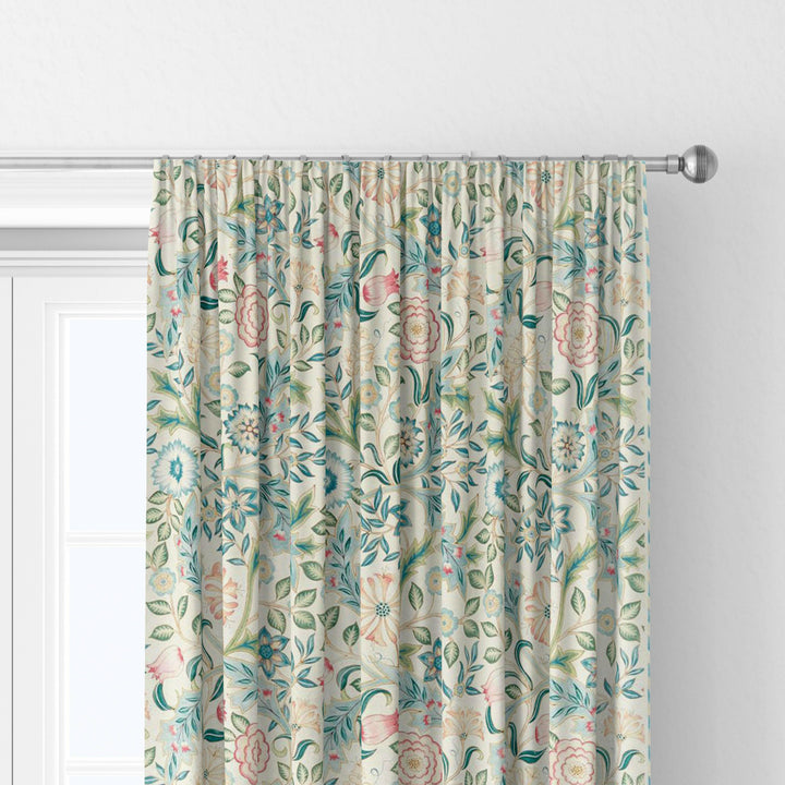 William Morris Wilhelmina Ivory Curtains Made to Measure Drapes Designer Home Decor.
