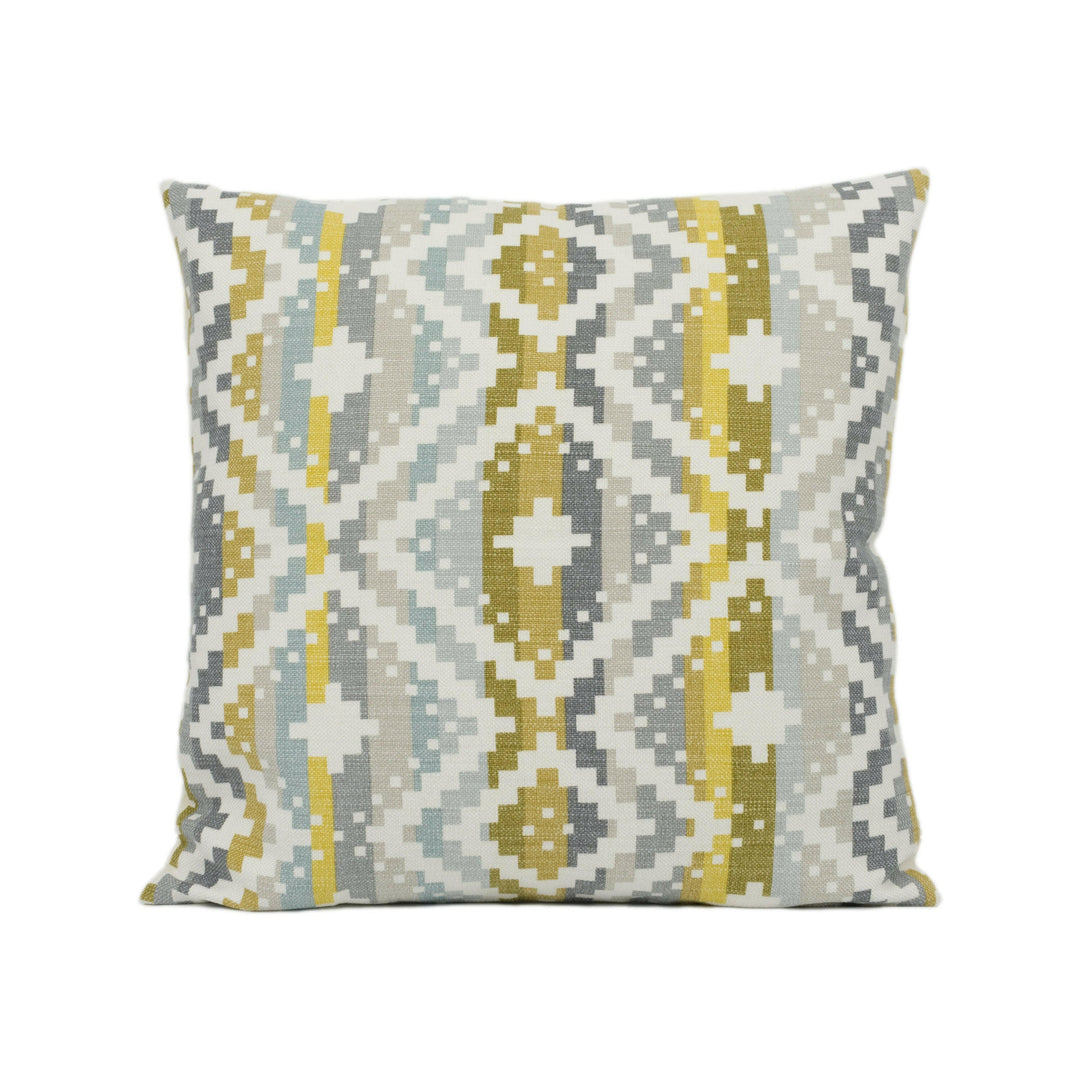 Romo - Takana - Dandelion - Striking Colourful Geometric Cushion Cover - Handmade Throw Pillow - Designer Home Décor.