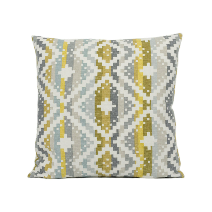 Romo - Takana - Dandelion - Striking Colourful Geometric Cushion Cover - Handmade Throw Pillow - Designer Home Décor.
