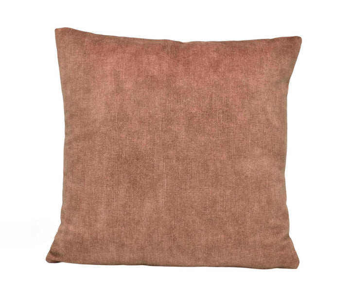 Clarke & Clarke - Martello - Sienna - Deep Sumptuous Silk Effect Velvet Cushion Cover - Relaxed Chic Bronze Orange Handmade Pillow Cover.