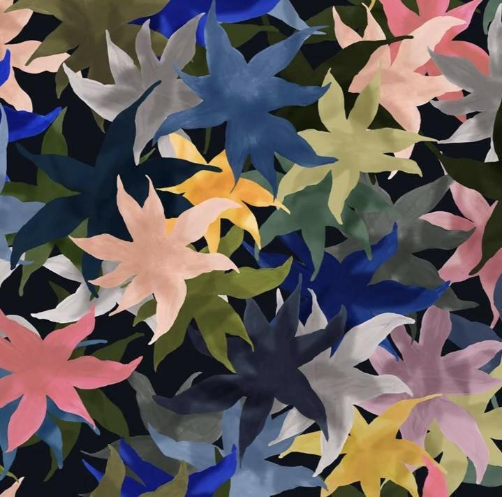 Christian Lacroix x Designers Guild - Iris Des Marais - Taureau - Colourful Abstract French Floral Cushion - Black Modern Marsh Iris Pillow.