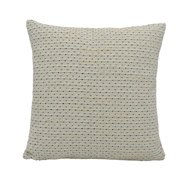 Harlequin - Aelius - Mineral / Ivory - Luxury Sustainable Speckled Weave Cushion Cover - Cream Grey Thick Woven Outdoor Garden Pillow.