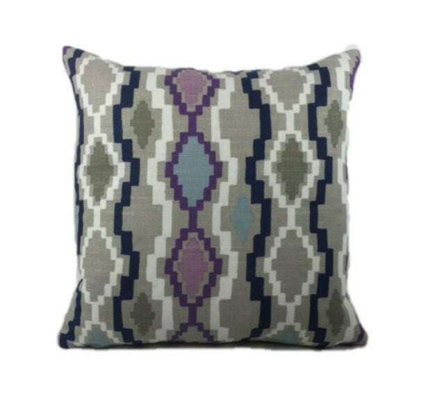 Romo - Ortega - Passion Flower - Colourful Chilean Inspired Geometric Designer Cushion Cover - Handmade Throw Pillow Luxury Home Decor.